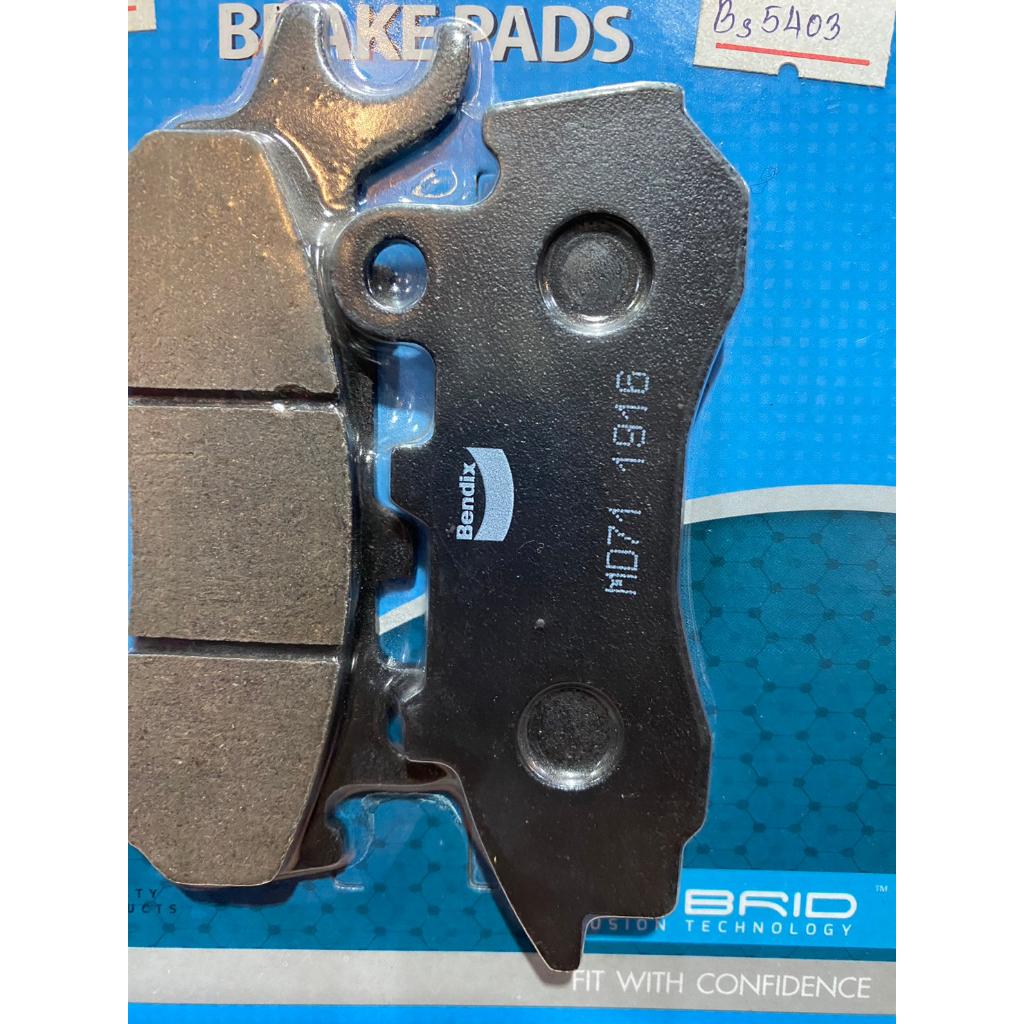 ผ้าเบรคหน้า BENDIX MD71 ใส่รถรุ่น PCX 150 2018 / Zoomer-x Combine new