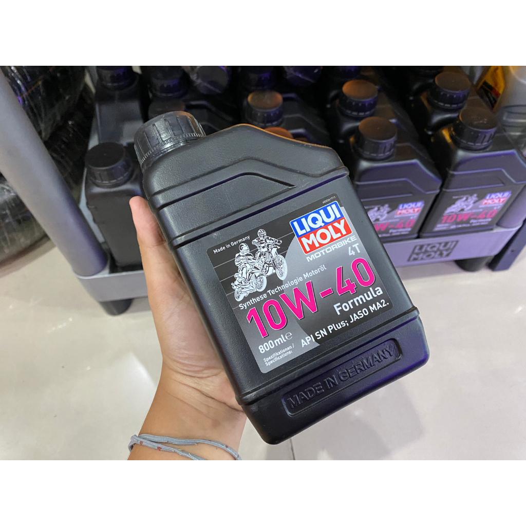 น้ำมันเครื่องมอเตอร์ไซค์ 10W-40 FORMULA 0.8L แบรนด์ LIQUI MOLY