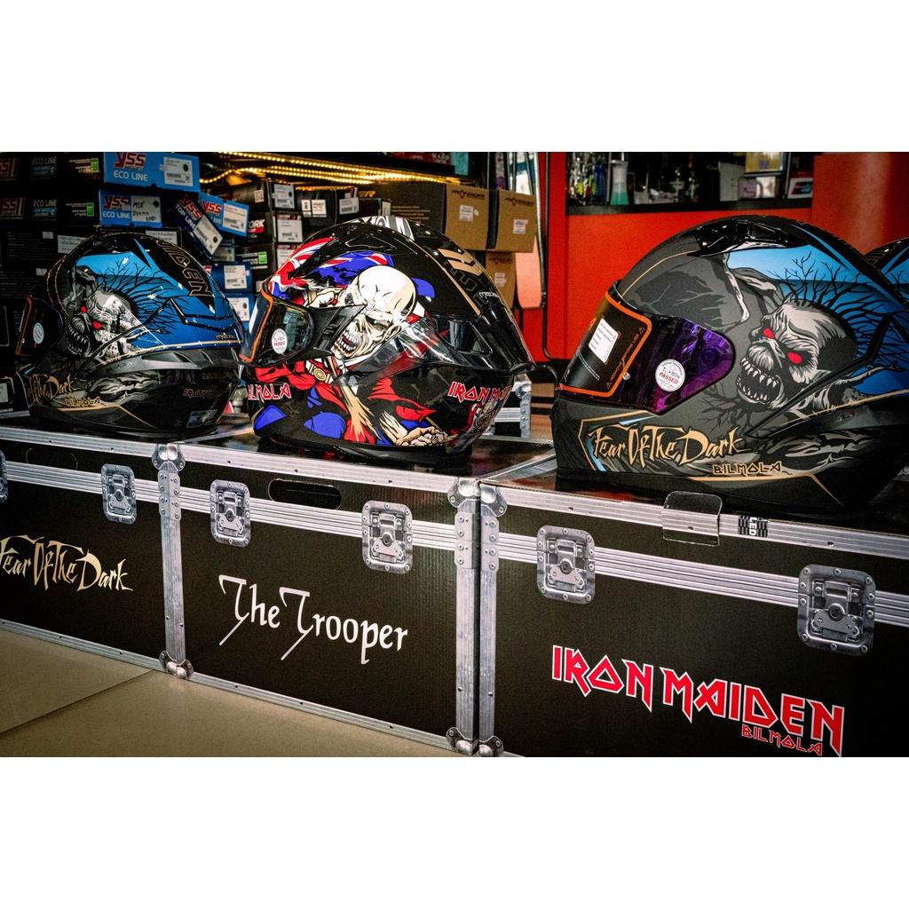 NEW 2022!! หมวกกันน็อค Bilmola ลาย IRON MAIDEN รุ่น LIMITED