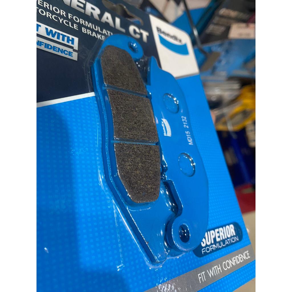7.ผ้าเบรคหน้า Bendix ใส่รถรุ่น MD15 WAVE125R,S,WAVE100S,SONIC-NEW,CBR150,CBR150R,MSX,PHANTOM