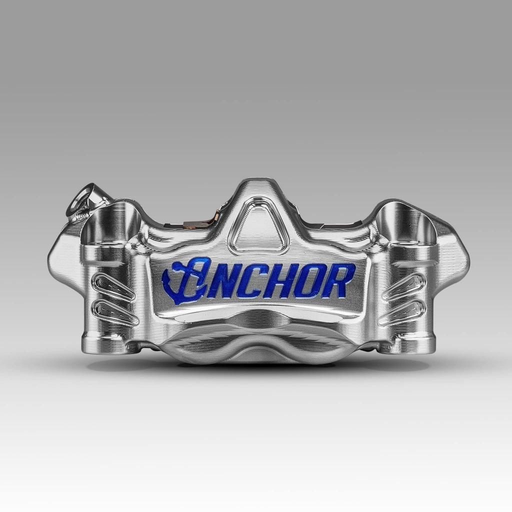8.ปั้มเบรค Anchor ANC71 108mm งานCNC ขนาดลูกสูบ 32mm*4 วัสดุลูกสูบ Aluminum Alloy สินค้ารับประกัน 1 ปี