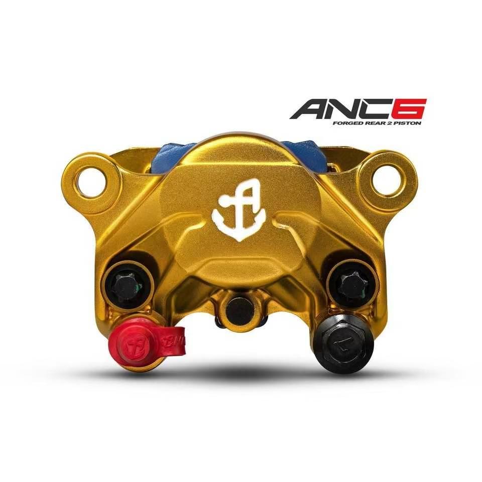 13. ปั้มเบรค ANCHOR ANC6 2พอต 84mm งาน Forged ขนาดลูกสูบ 34mm*2