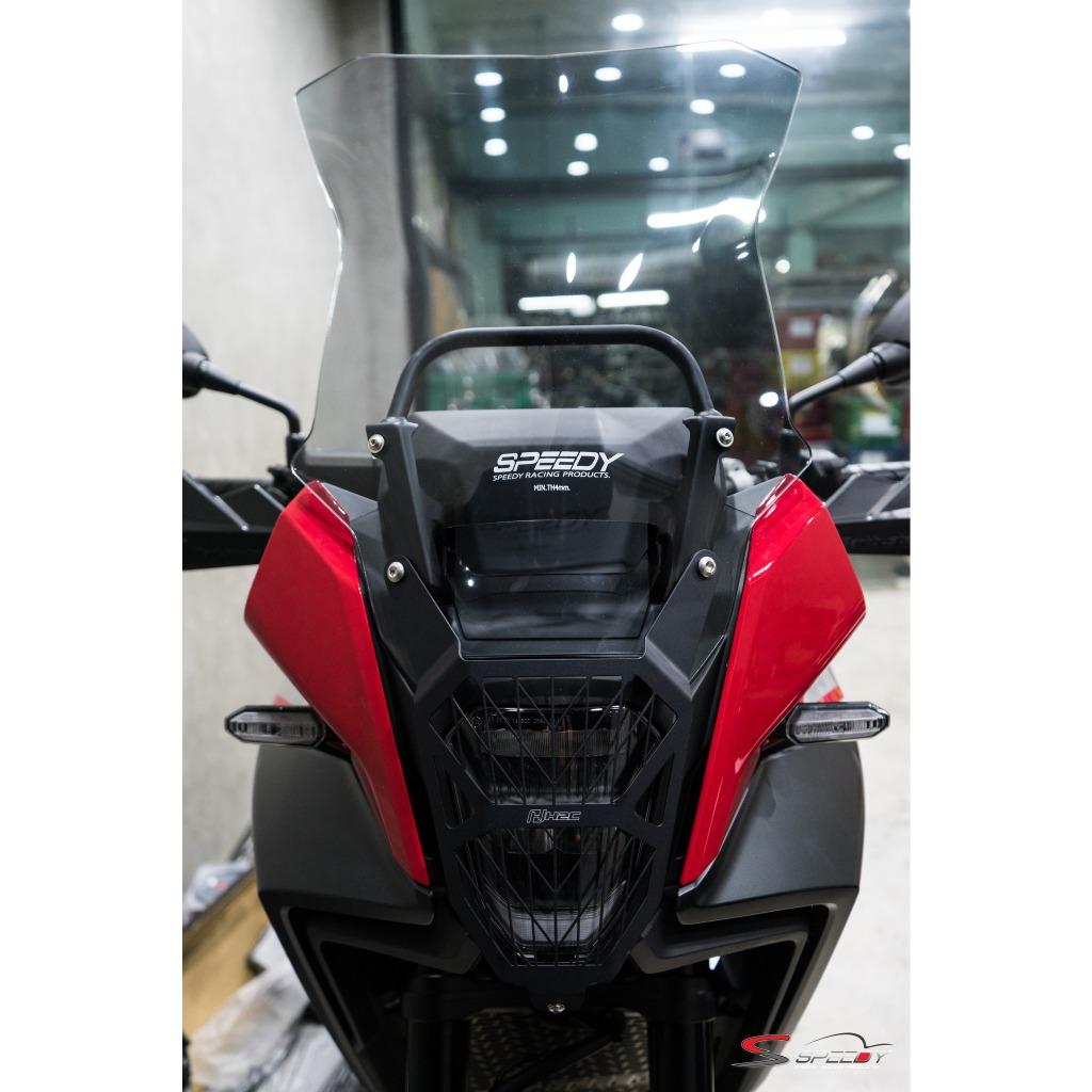 597.บังไมล์-ชิลล์หน้า แบรนด์ SPEEDY NX-500 #01 หนา4mm ใส/สโม๊ค