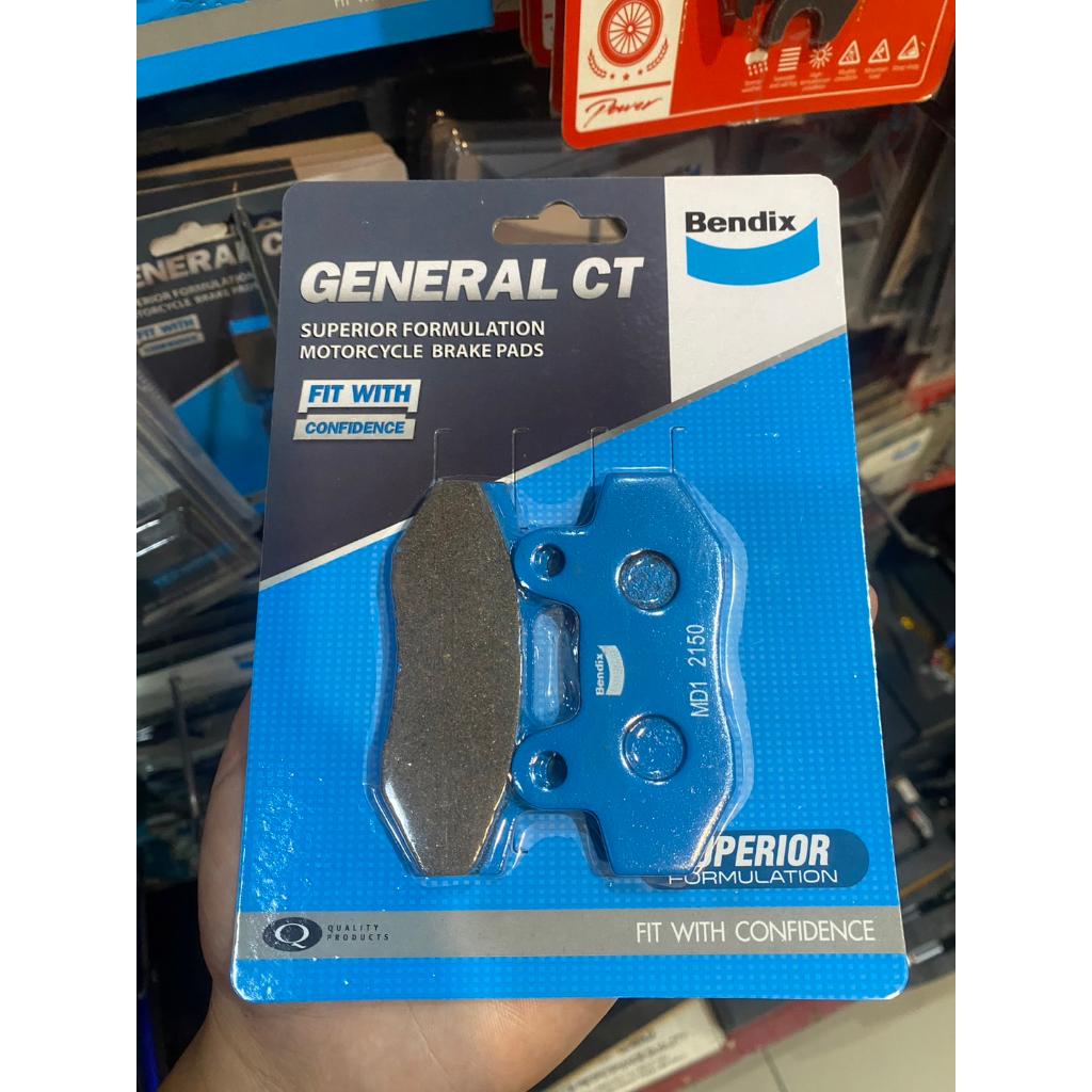 ผ้าเบรคหน้า BENDIX MD1 ใส่รถรุ่น BEAT / CB-250 / CELE / DASH / RAIDER125-150 / SONIC / TENA / WAVE100-110 / ZNOVA
