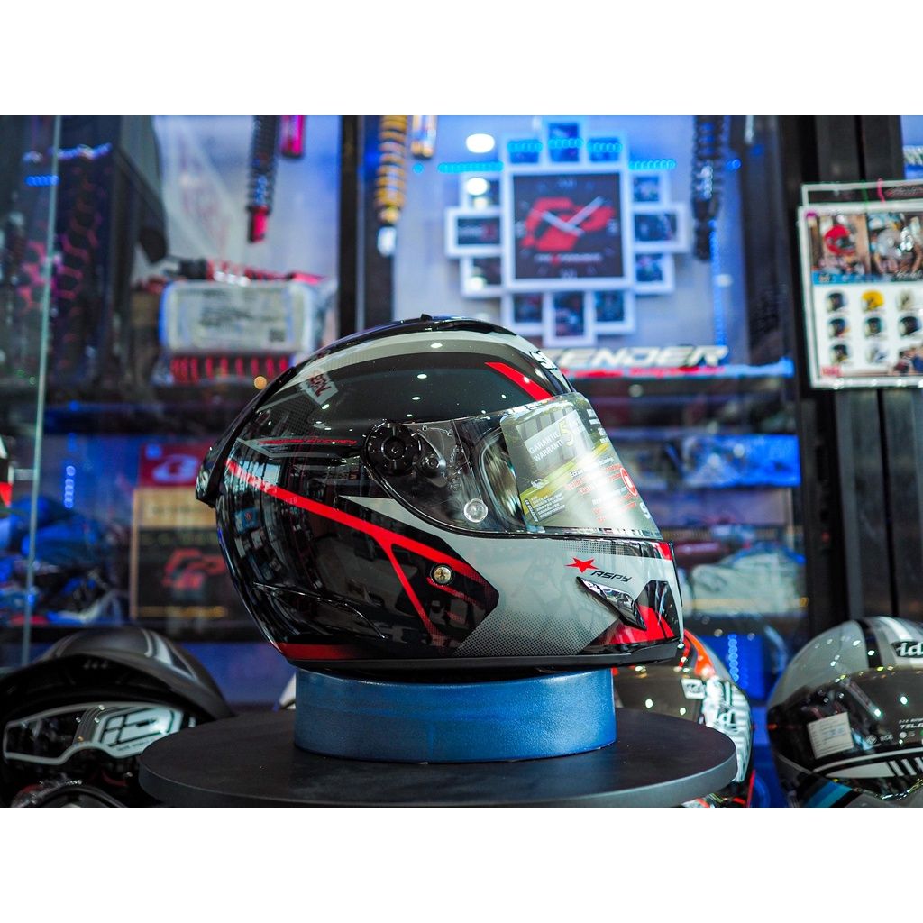 📣หมวกกันน็อค SHARK RACE-R PRO  ASPY BLACK ANTHRACITE RED รับประกัน 5ปี เต็ม