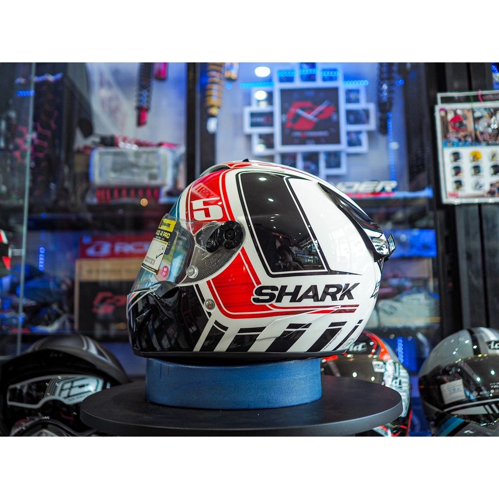 📣หมวกกันน็อค Shark รุ่น Race R-Pro ลาย Zarco GP De France 2018 เหลือใบสุดท้าย ไม่มีผลิตแล้ว รับประกัน 5ปี เต็ม