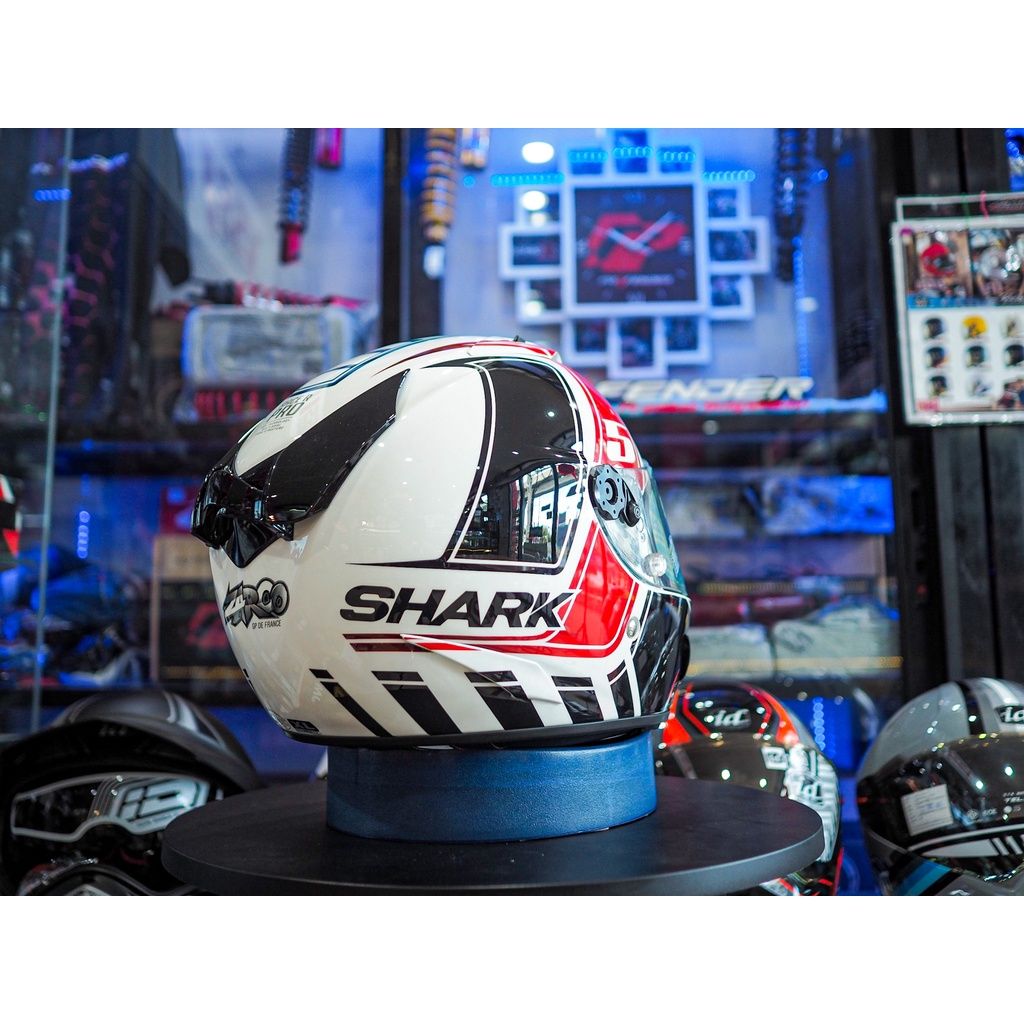 📣หมวกกันน็อค Shark รุ่น Race R-Pro ลาย Zarco GP De France 2018 เหลือใบสุดท้าย ไม่มีผลิตแล้ว รับประกัน 5ปี เต็ม
