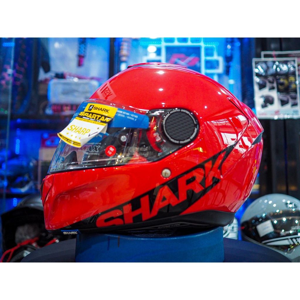 📣หมวกกันน็อค SHARK SPARTAN BLANK RED รับประกัน 5ปี เต็ม