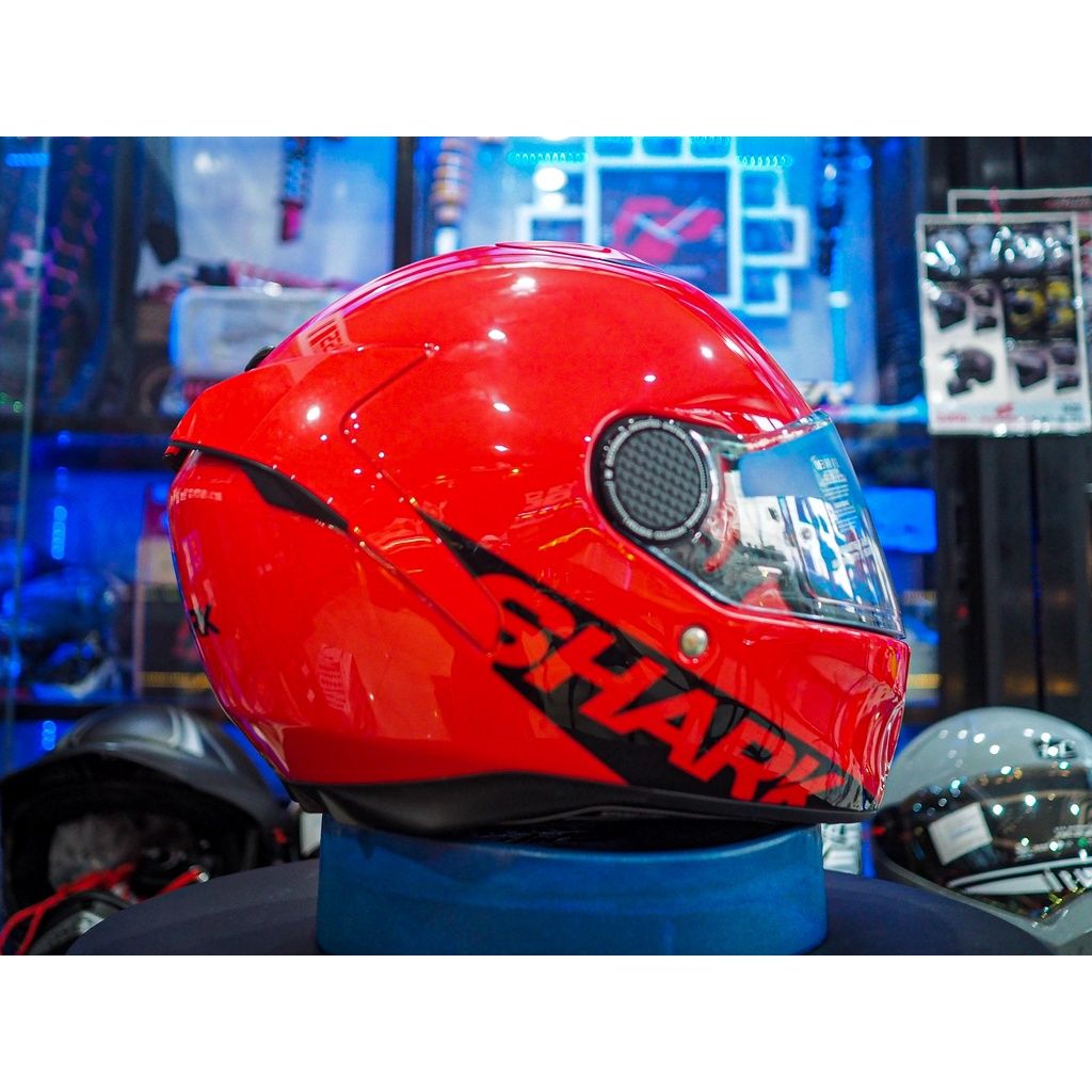 📣หมวกกันน็อค SHARK SPARTAN BLANK RED รับประกัน 5ปี เต็ม