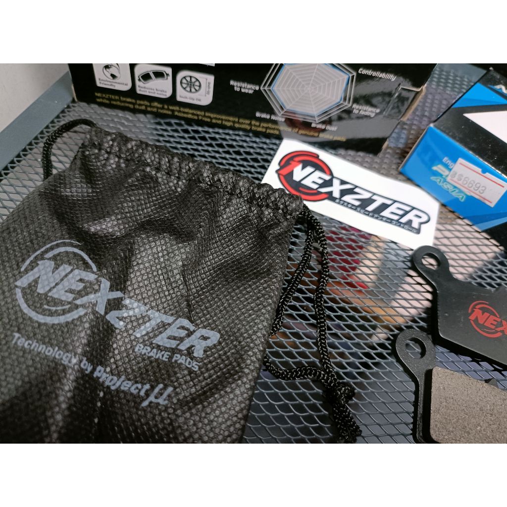 ผ้าเบรคหลัง NEXZTER  106107AA ใส่รถรุ่น KAWASAKI KTX 125,150,250 / ​KLX 300R,250 / D-TRACKER.39