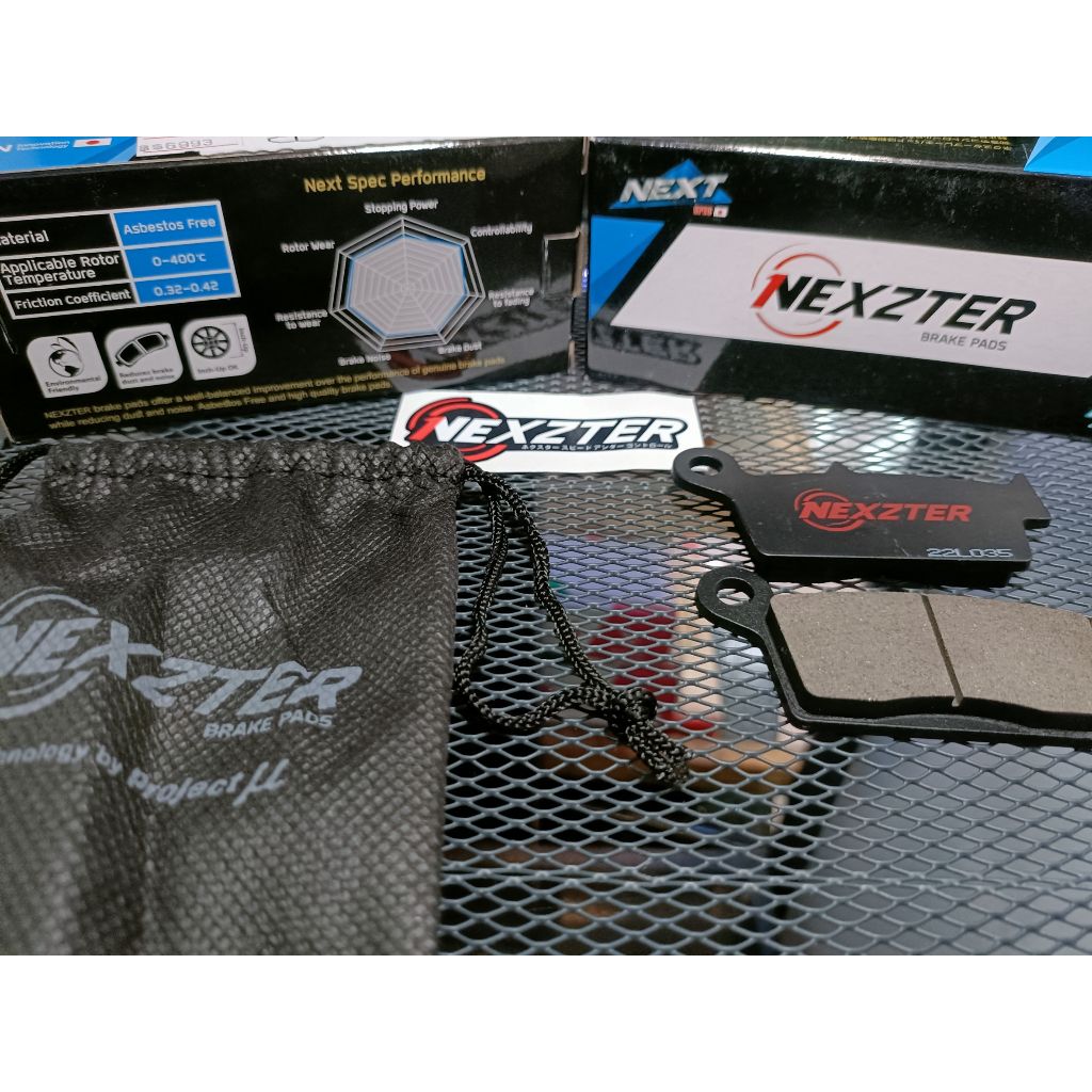 ผ้าเบรคหลัง NEXZTER  106107AA ใส่รถรุ่น KAWASAKI KTX 125,150,250 / ​KLX 300R,250 / D-TRACKER.39