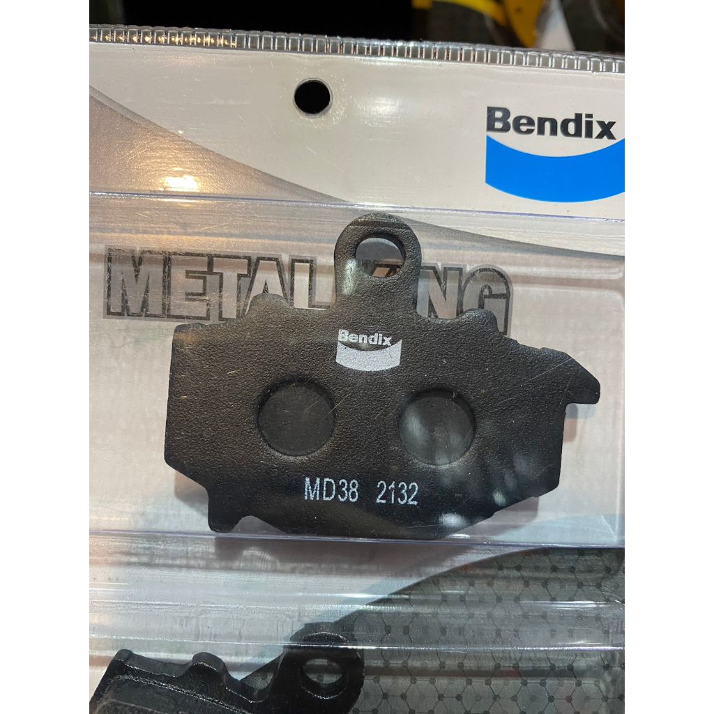 21.ผ้าเบรคหลัง Bendix MD38 ใส่รถรุ่น Ninja650 / ER6N / Versys650 (Y09-15) / ZX6R / Z1000ปี03-15 / Ninja100 ปี11-15