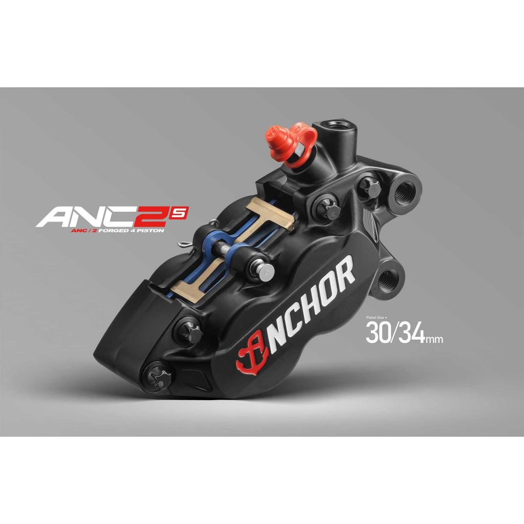 ปั้มเบรค ANCHOR ANC2 หูชิด L/R 40mm งาน Forged ขนาดลูกสูบ 34mm*2/30mm*2 วัสดุลูกสูบ Aluminum Alloy10.