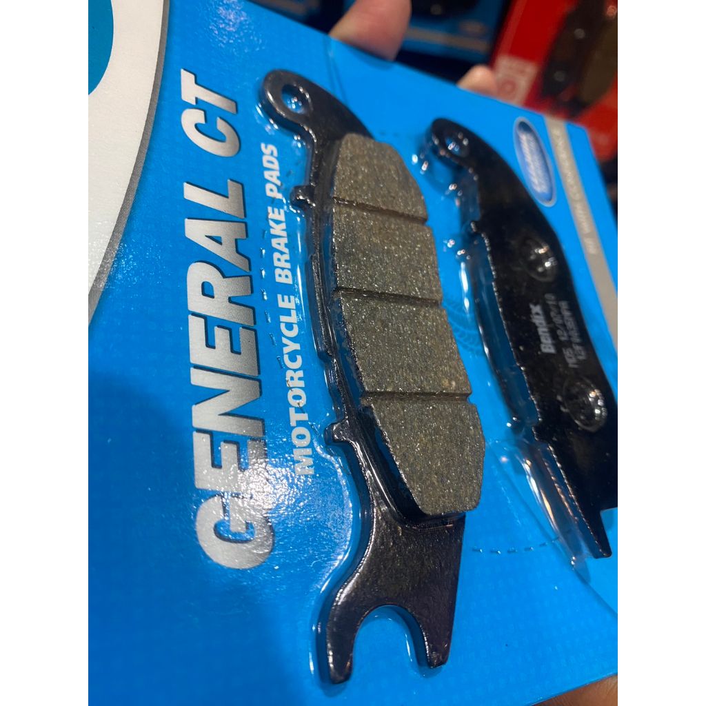 3.ผ้าเบรคหน้า BENDIX  MD5 ใส่รถรุ่น Air Blade / Click150 / PCX125 / CBR250 / ADV150 / CBR150new