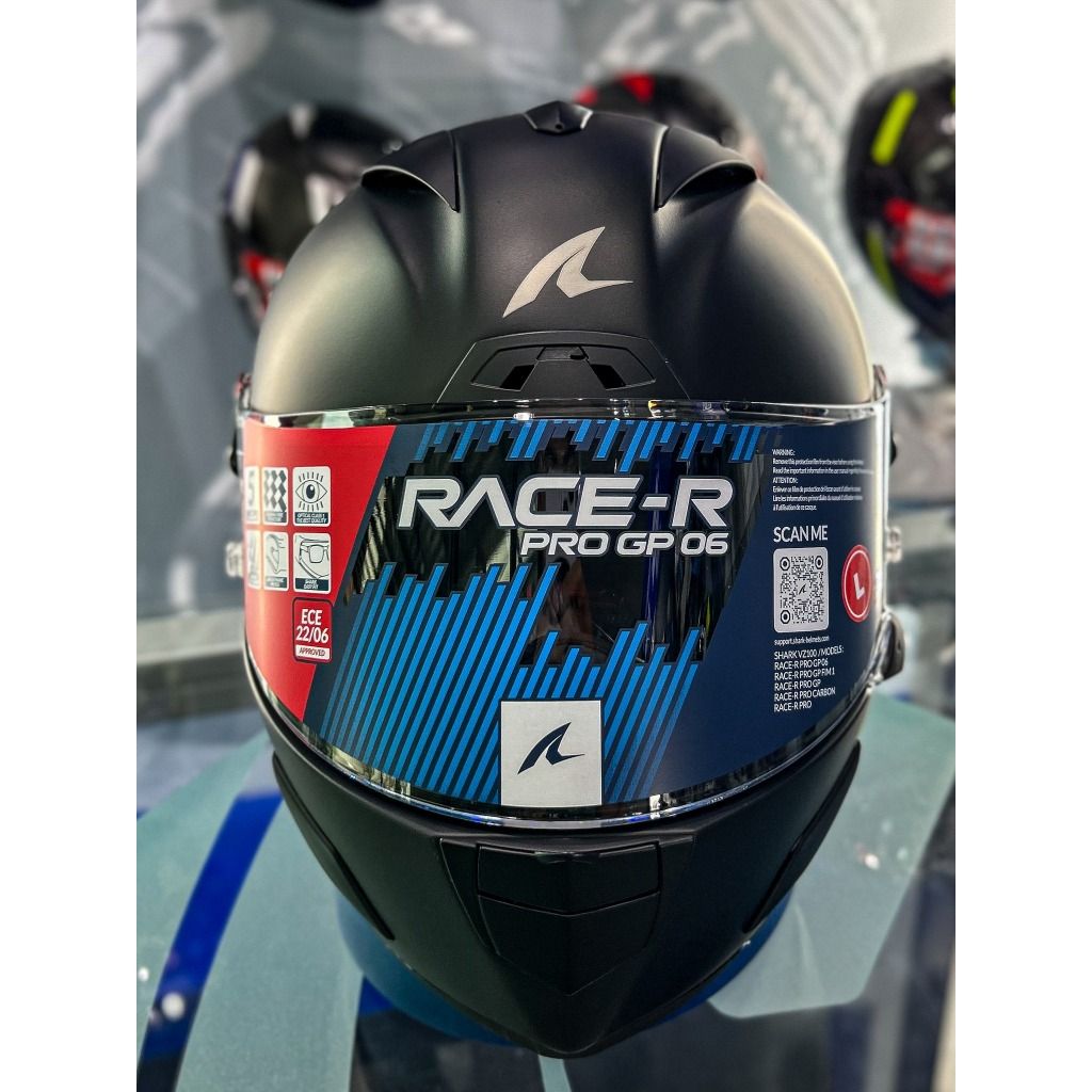 หมวกกันน็อค SHARK RACE-R PRO GP06 Blank Mat (DMA)