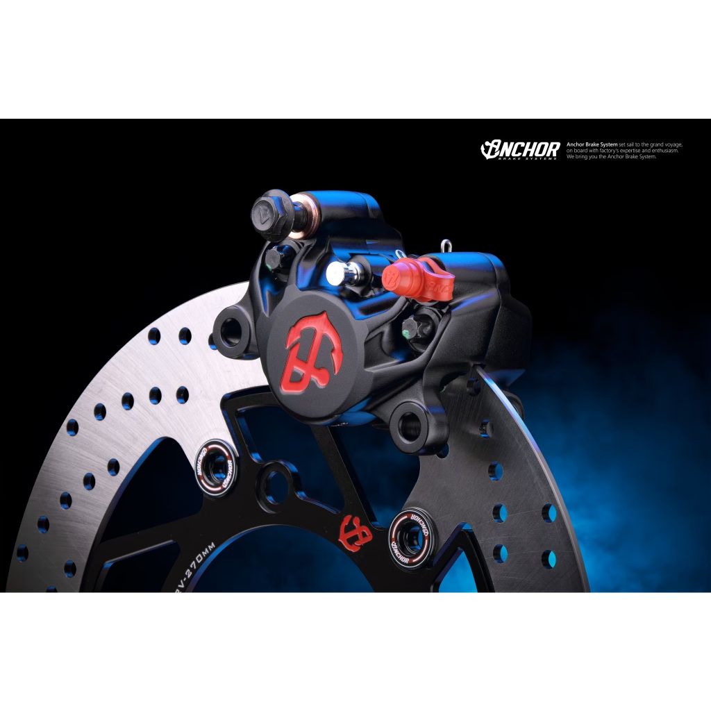 ปั้มเบรคปักข้าง ANCHOR ANC6 2พอต 84mm งาน Forged ขนาดลูกสูบ 34mm *2.13