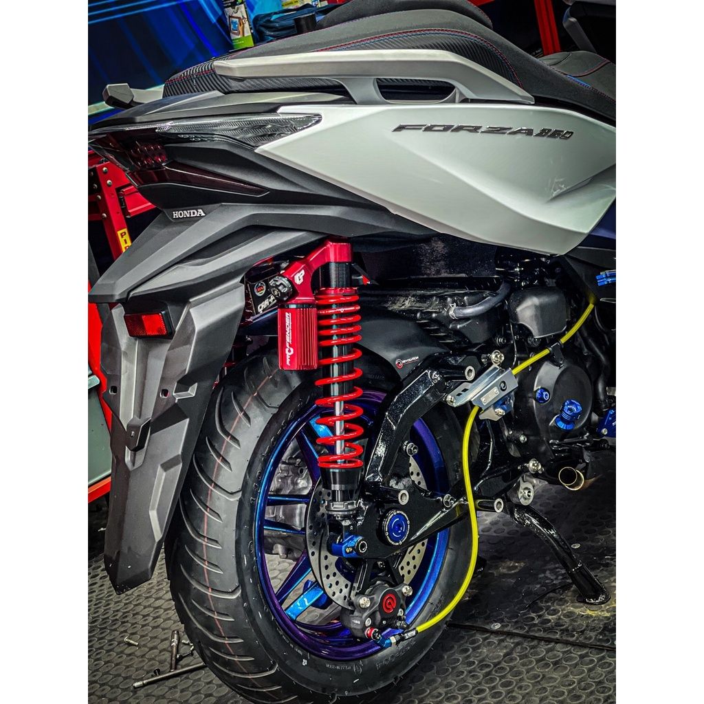 รวมโช้ค Forza350 แบรนด์ Profender X-SERIES  AIR-SERIES Flash-SERIES ความสูงเท่าเดิม / ตัวโหลด 430-400mm รับประกัน 2ปี