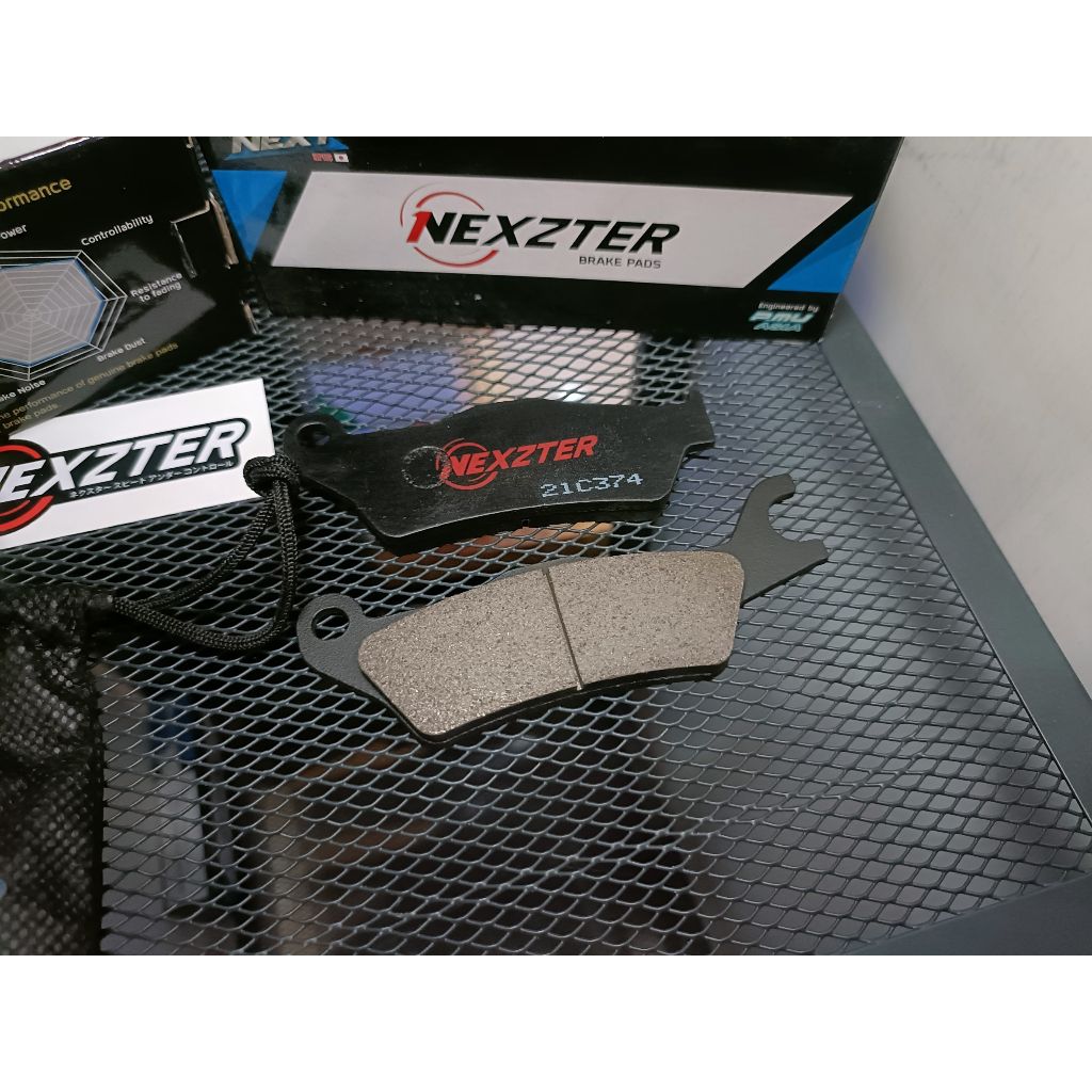 ผ้าเบรคหน้า NEXZTER 7558AC ใส่รถรุ่น SUZUKI GSX-R150 / GSX-S150 / RAIDER FI150.46