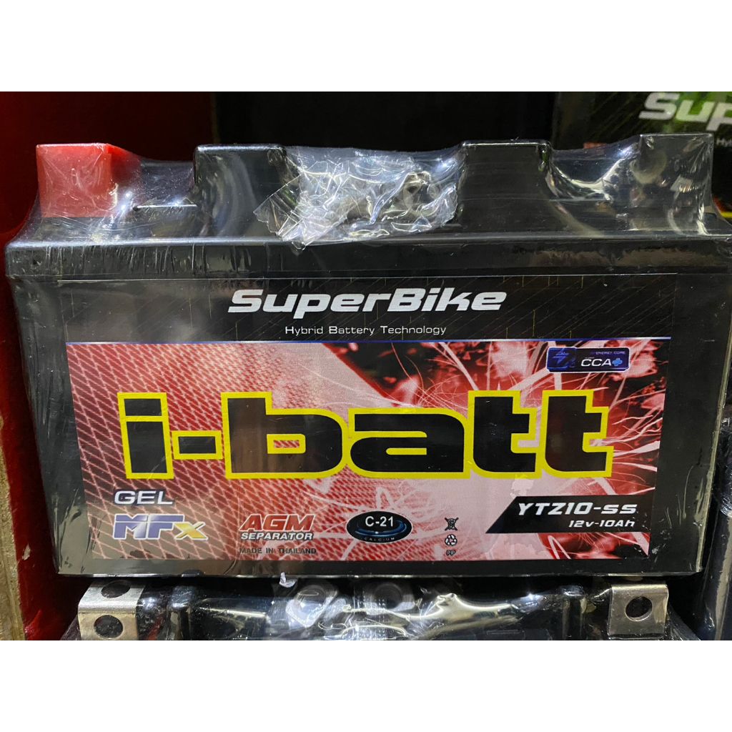 แบตเตอร์รี่ YTZ10-ss  i-batt ขนาด 10 แอมป์ สำหรับรถมอไซค์ รุ่น MT07,MT09,FZ09,TMAX,R1ใหม่.CBR500F/X,CBR650,CBR650F.H2