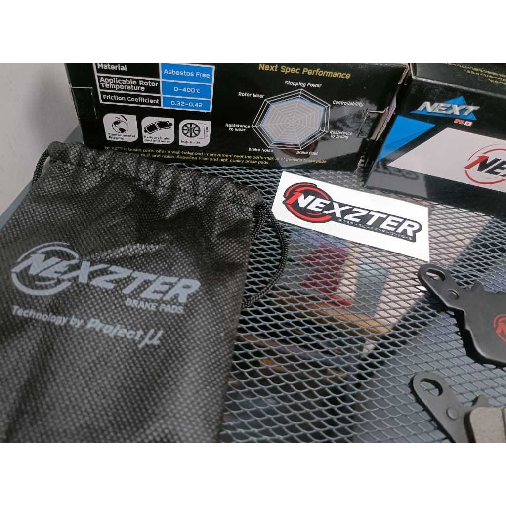 ผ้าเบรคหน้า NEXZTER 109110AA ใส่รถรุ่น PCX2018 / Zoomer-x Combine new.34