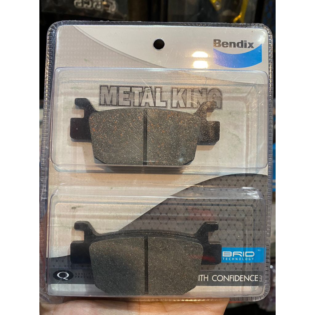 25.ผ้าเบรคหลัง BENDIX MD42 รุ่น Metal King ใส่รถรุ่น FORZA300 / Forza350 / ADV150 / PCx160 / TNT300