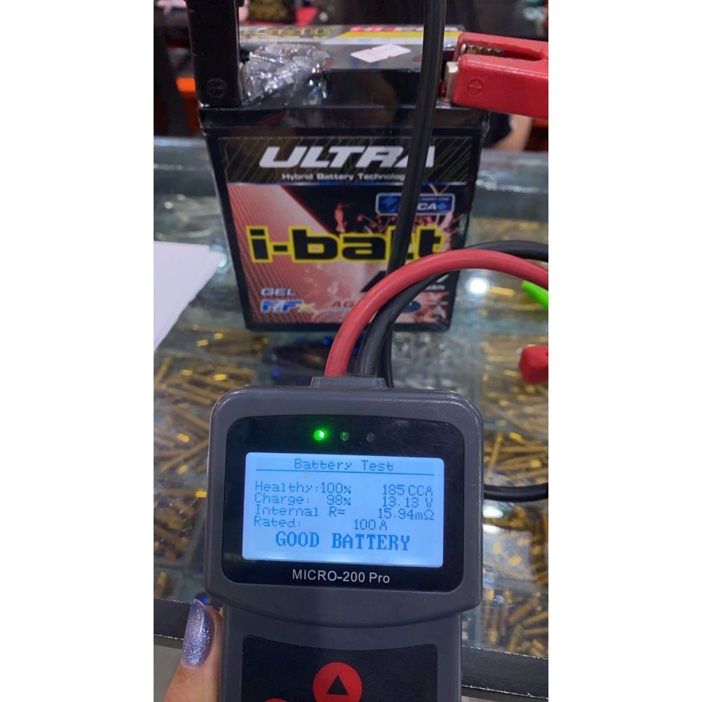 3.แบตเตอร์รี่ YTZ7-H  i-batt ขนาด 8.5 แอมป์ (สูง) สำหรับรถมอไซค์ รุ่น R3/MT03,Xmax.CBR250/300,CBR1000RR.KLX250,D-TRACKER
