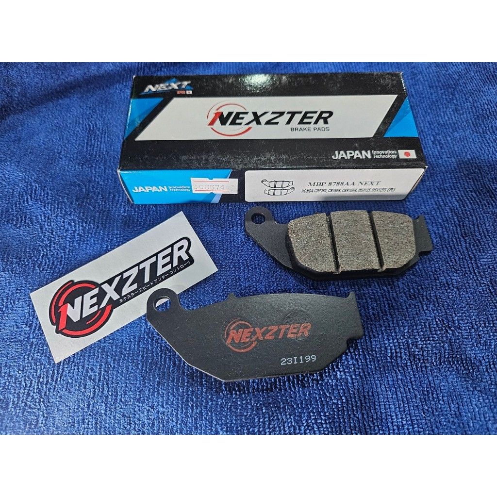 ผ้าเบรคหลัง NEXZTER 8788AA สำหรับรถรุ่น CRF 250,CB 150R,CBR 150R,MSX 125,MSX 125 SF /GSX-S150.14