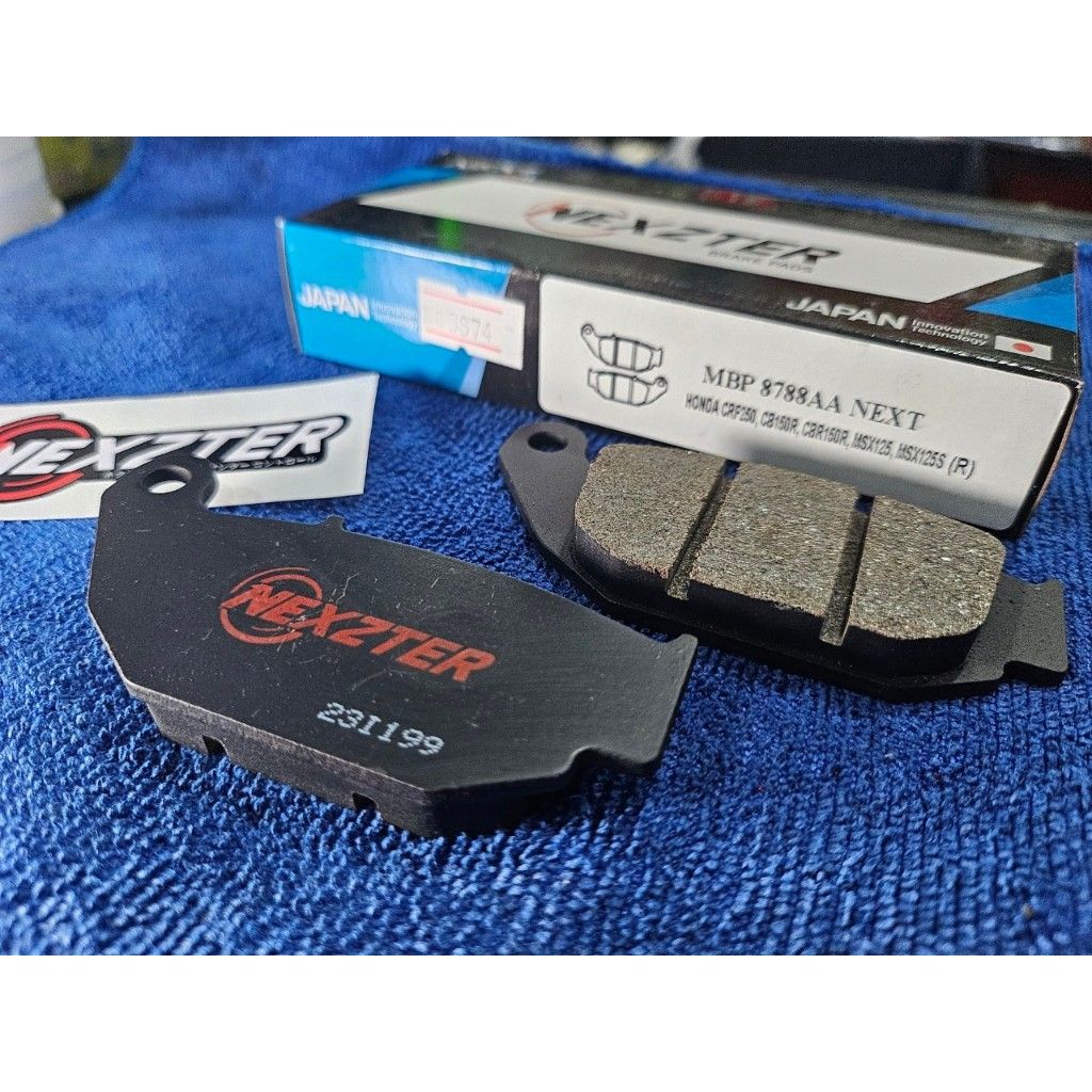 ผ้าเบรคหลัง NEXZTER 8788AA สำหรับรถรุ่น CRF 250,CB 150R,CBR 150R,MSX 125,MSX 125 SF /GSX-S150.14