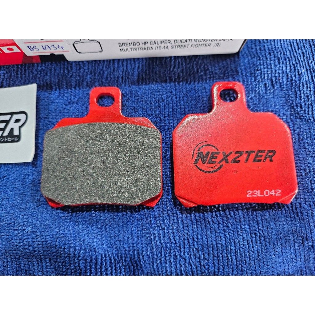 ผ้าเบรคหลัง NEXZTER 3535AA 2 POTS ปั้มด้วง ปั๊มปีกผีเสื้อ สำหรับรถรุ่น MONSTER 795/796  899/959 PANIGALE HYPERMOTRAD.23