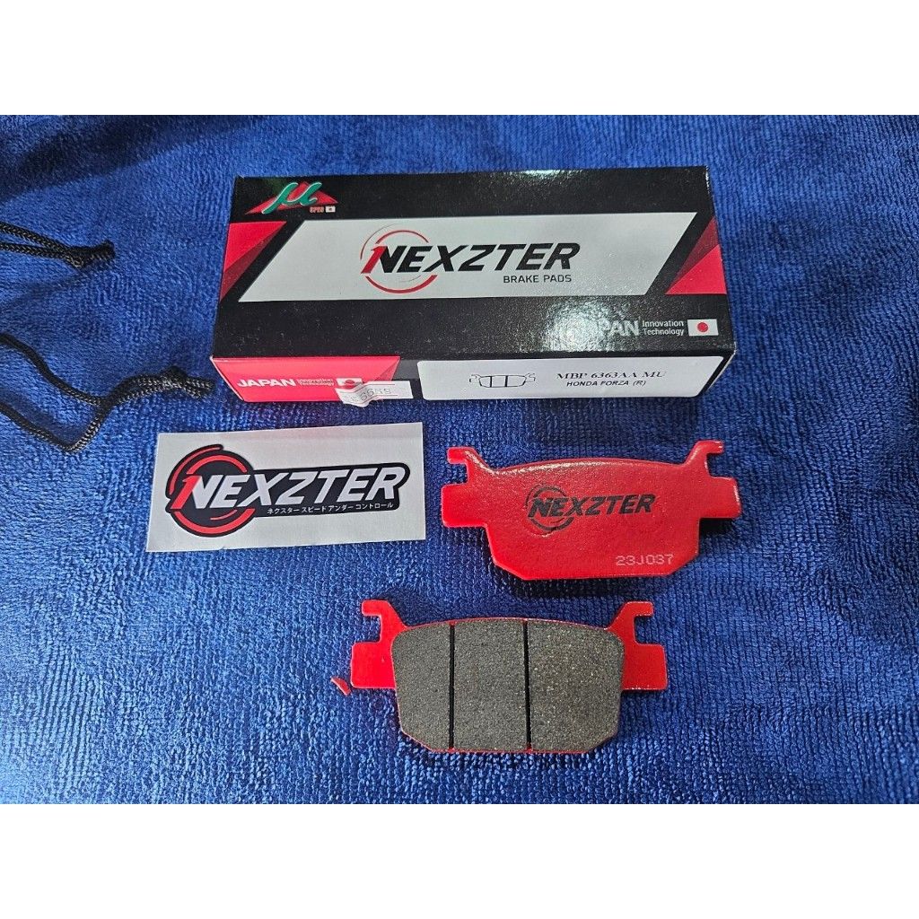 6. ผ้าเบรค NEXZTER หน้า 4243AA หลัง 6363AA  สำหรับรุ่น ADV350 / Forza350