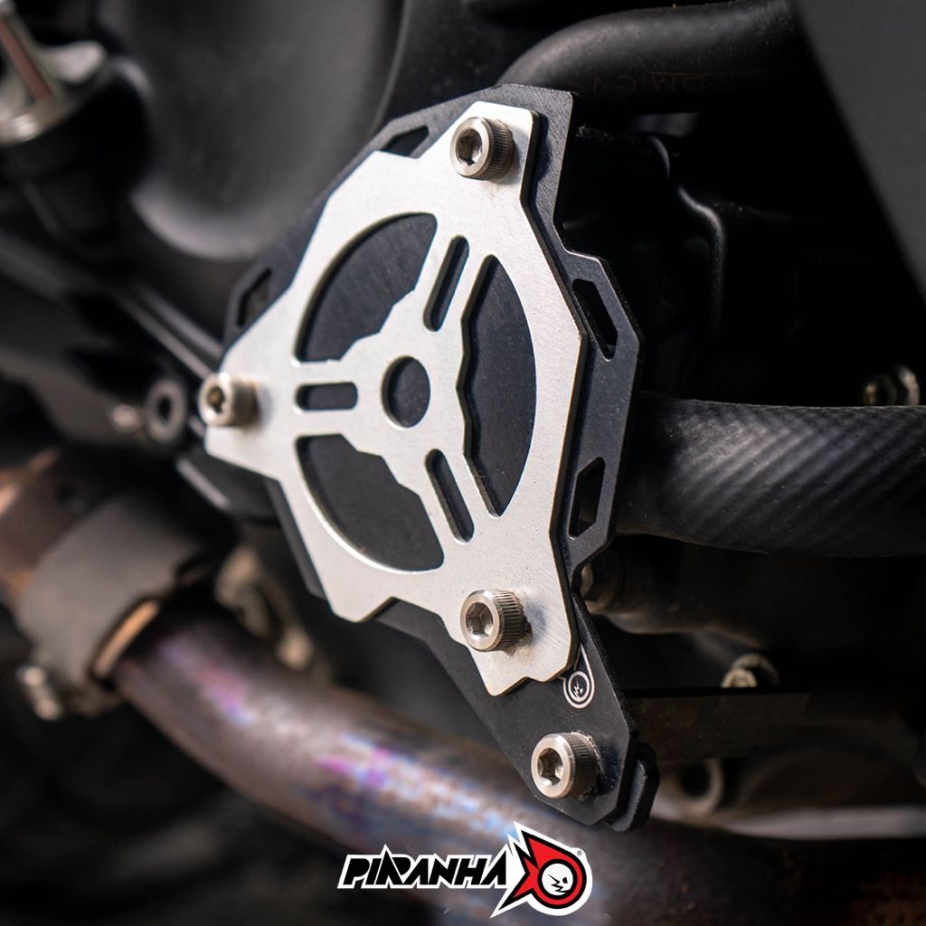 ชุดครอบคอยล์ไฟ + สายดิส + การ์ดปั๊มน้ำ อลูมิเนียม HONDA FORZA-300 G2 / FORZA-350 / ADV-350 PIRANHA แท้ มี 4 สี
