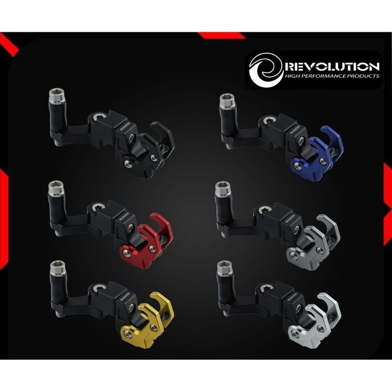 256.ตัวแขวนหมวก CNC ROBOT พับได้ (รู10มิล) REVOLUTION FORZA-300, FORZA-350 NEW, ADV-350