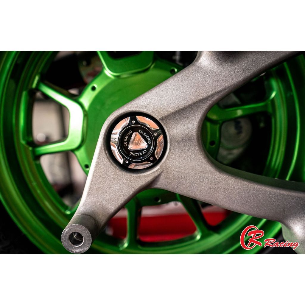 บูชรองน๊อตล้อหลัง CNC DUAL ANODIZED GIORNO+ 125  ADV150160  PCX-160  CLICK-160 CR RACING (013)