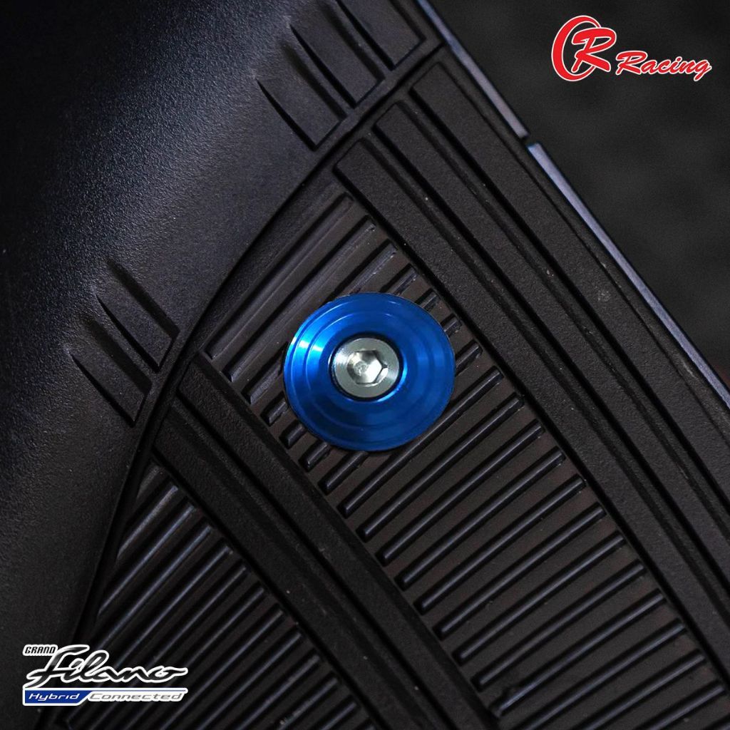 บูชพักเท้าหน้า 4ตัว CNC GRAND FILANO /GIORNO/LEAD125 CR RACING (0453)Color PIRANHA Dual