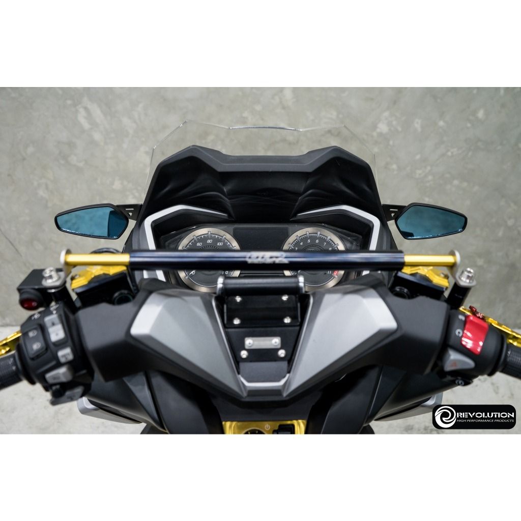 458.กระจก CRG พร้อมขา 2D FORZA-350 แบรนด์ REVOLUTION มีทั้งหน้าซิ่งเละหน้าเดิม