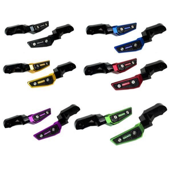 รวมแบรนด์พักเท้าหลัง CNC 2-Tone ตรงรุ่นใส่ได้กับ FORZA-350 All FORZA 350 - 300 G2 ADV 350  LEAD 125 (H017)