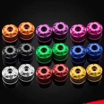 น็อตปลายแฮนด์ CNC GTRS GIORNO+/CLICK-160 (31*22mm.) (0268)