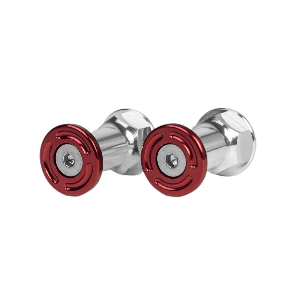 น๊อตตัวเมียยึดโช๊คหลัง CNC ยาว 49MM เกลียว M10x1.25 ติดตั้งได้ทั่วไป PIRANHA (0115)