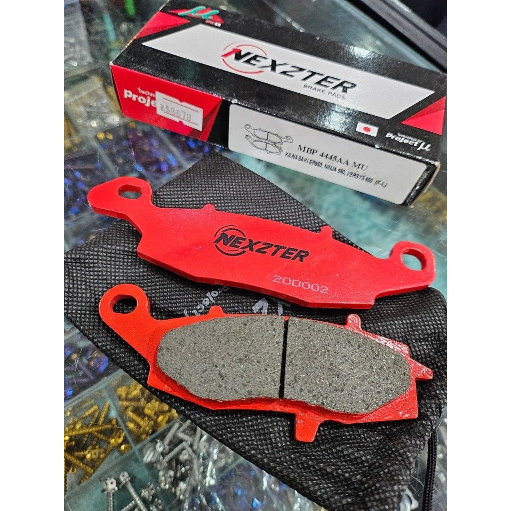 ผ้าเบรคหน้า-ซ้าย NEXZTER 4445AA สำหรับรถรุ่น ER650/NINJA 650/W800/VERSYS 650/GXS-S750/V-Strom.19