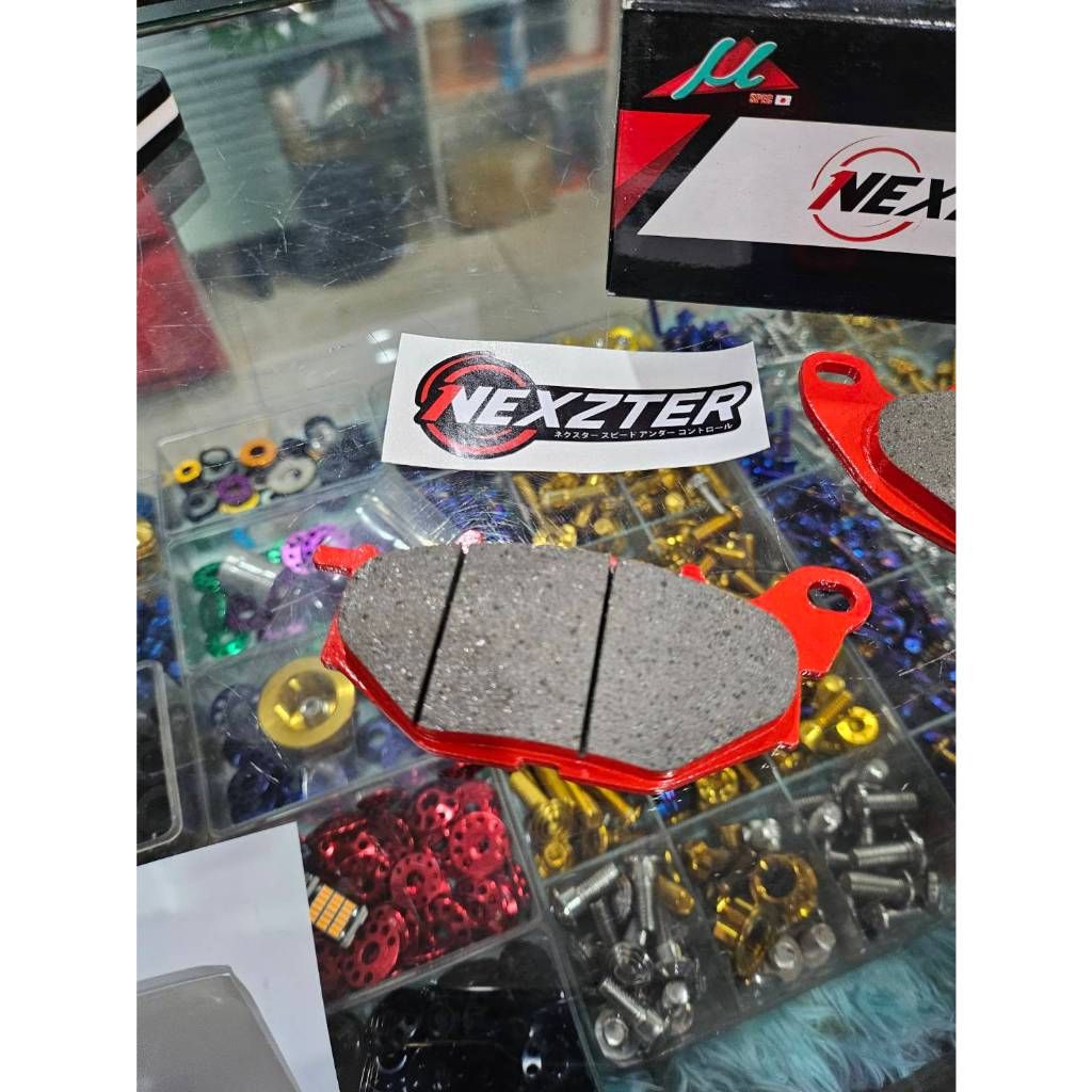 ผ้าเบรค NEXZTER หน้า 5960AA หลัง 6162AA สำหรับรถรุ่น R3 / MT03 / X-MAX.27