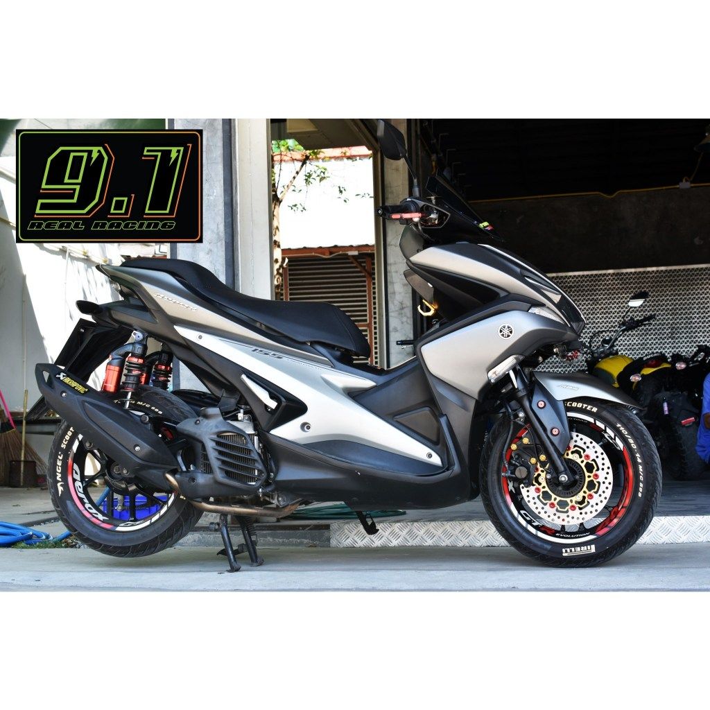 สปริงโหลดโช้ค  Aerox  9.1 1.5 นิ้ว seven speed (520)