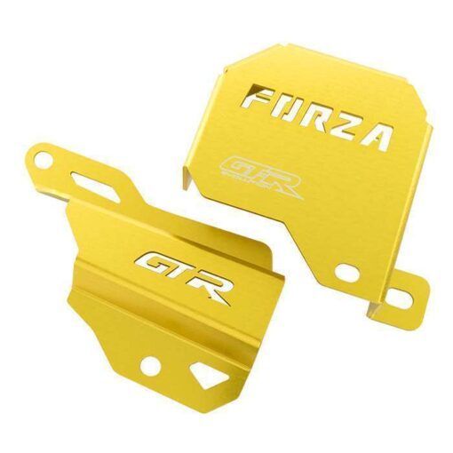 ฝาครอบคอยล์ไฟ+ครอบสายดีส (อลูมิเนียม) GTR FORZA-300, FORZA-350 NEW(0298)