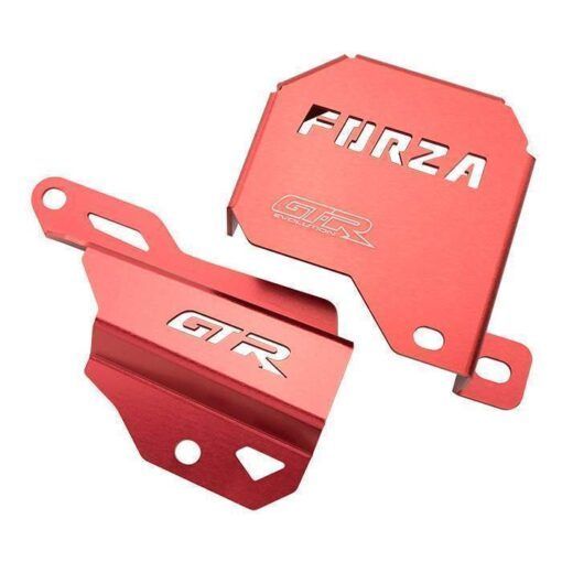 ฝาครอบคอยล์ไฟ+ครอบสายดีส (อลูมิเนียม) GTR FORZA-300, FORZA-350 NEW(0298)