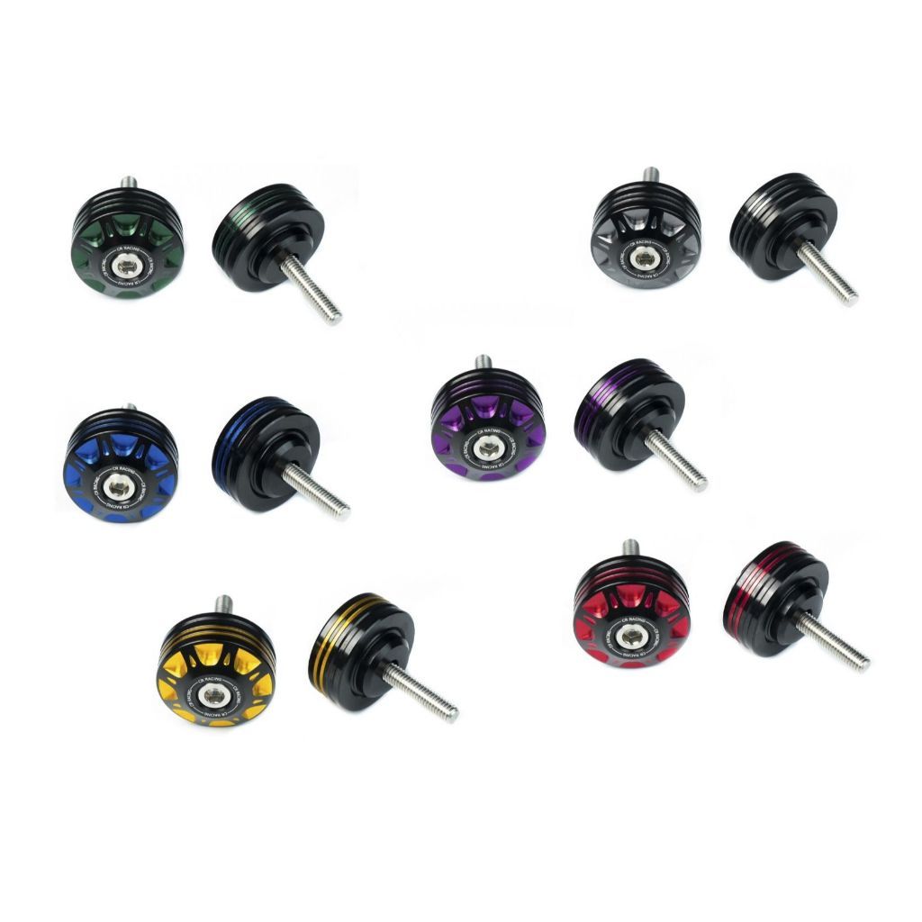 ปลายแฮนด์ CNC Dual ANODIZED ใส่ได้ทั่วไป LEAD Giorno+ X-MAX FORZA350 ADV350 PCX160 CR RACING (019)