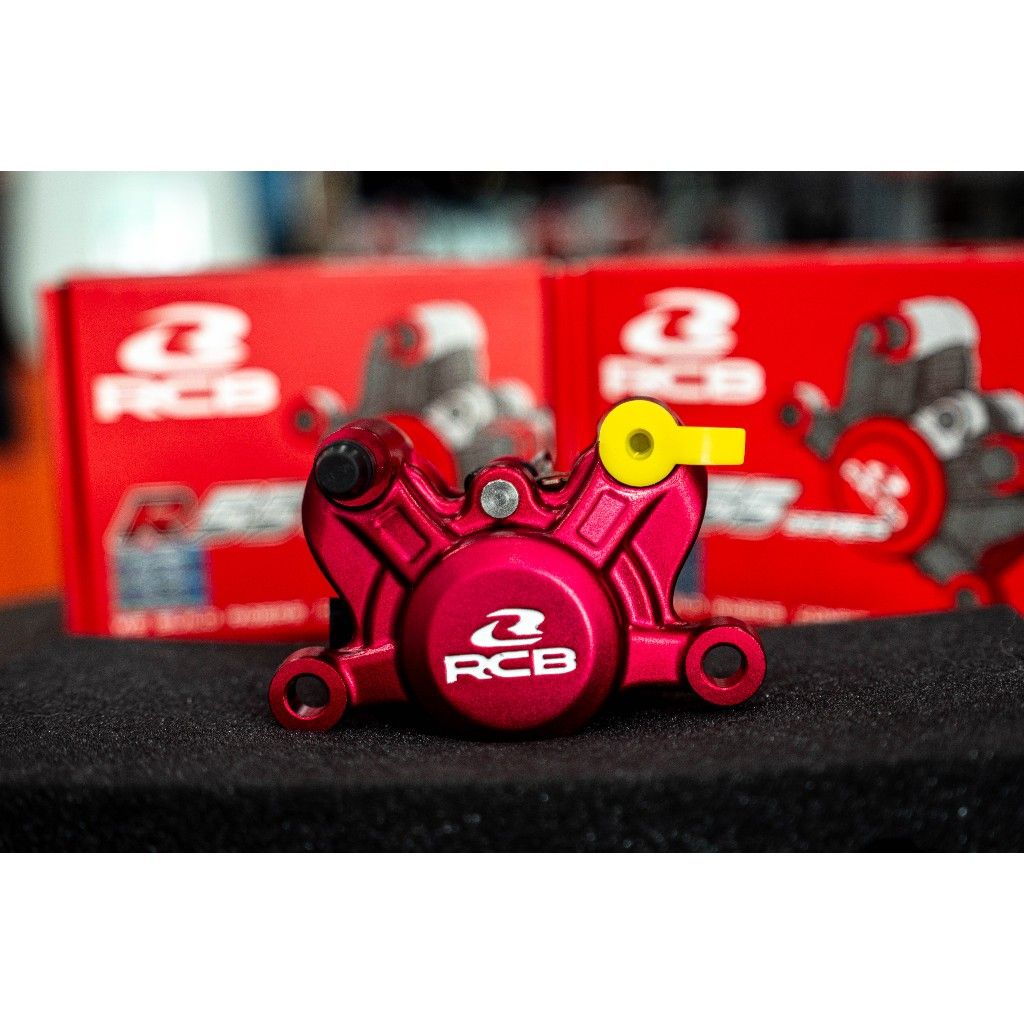 NEW! ปั้มเบรค ล่าง2พอต ปักข้าง RCB  รุ่นR55 งานแท้RCB(ประกัน6เดือน) ใส่ขาแบมโบ้ได้ CALIPER ปั้ม
