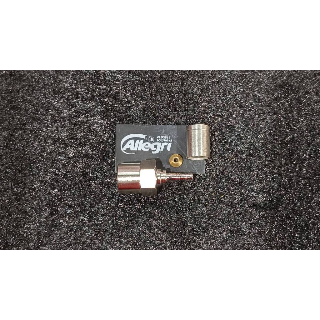 Allegri น็อตตัวเมียย้ำ M10x1.0 มีclip fixing เข้า ABS + adapter นูน แท้100% *รับประกัน2ปี