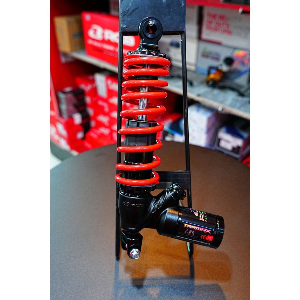 โช๊คRCB Tarmax ตรงรุ่น Giorno/mio/Scoopy/Lead ปรับ2จุด 320-305mm  Racing Boy  (0457)