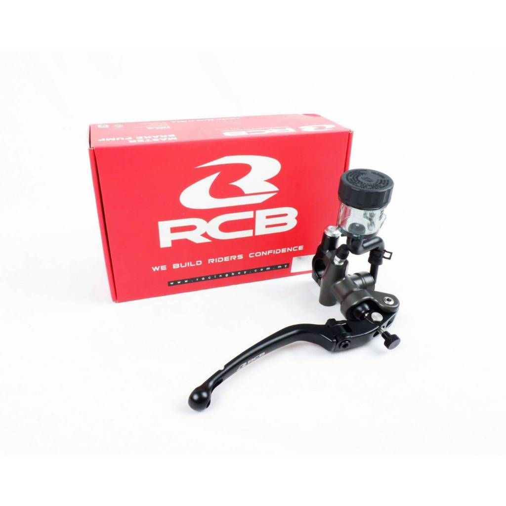 ปั๊มเบรค RCB RS-1 รุ่นใหม่ ก้านคาร์บอ ขนาด17 mm ก้านยาว Racing Boy ปั้มบน ปั้มลอย 17mm. รุ่น S1 ของแท้ 100% (0135)