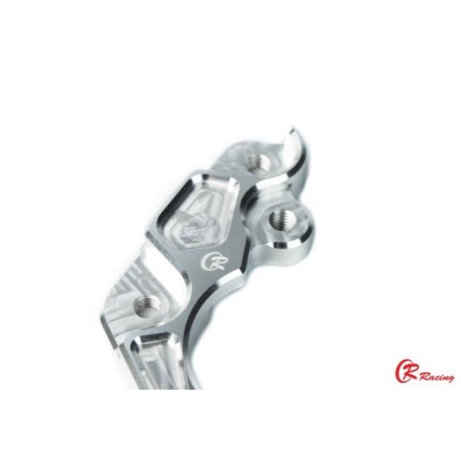 ขายึดปั๊มดิสเบรคหน้า CNC สำหรับปั๊มปักข้าง ปั๊มด้วง 2 Pot ขนาดจาน 190mm LEAD-125 4V / Giorno+ (CBS) CR RACING แท้