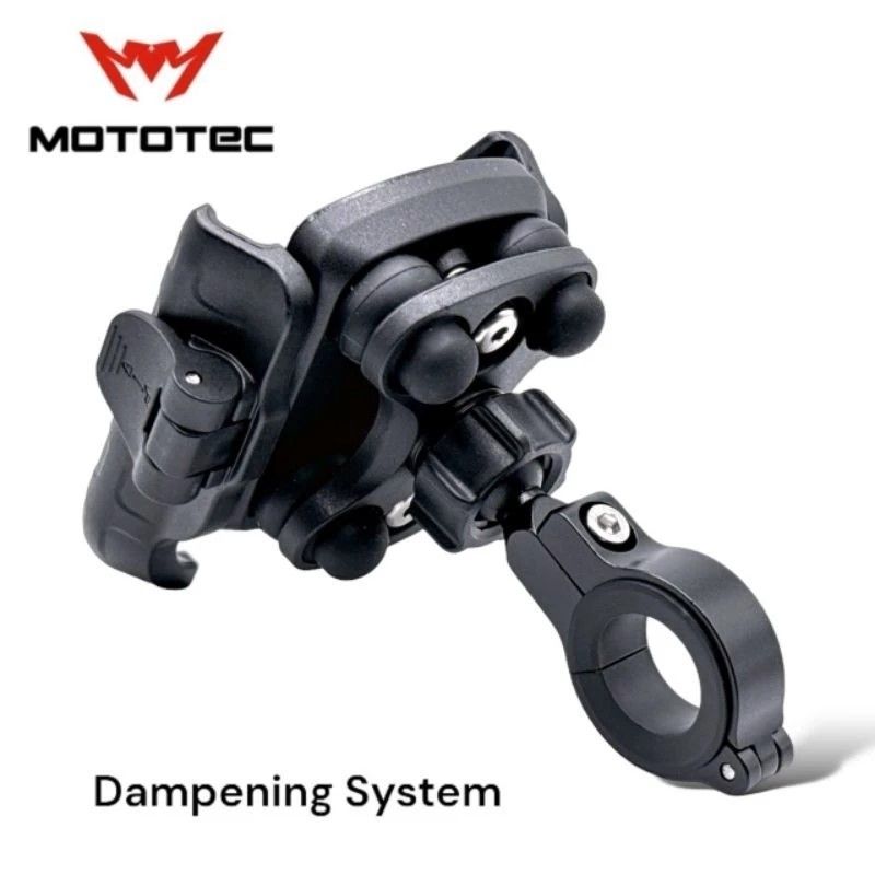 MOTOTEC MT-QD06 PLUS Dampening System ที่ี่จับโทรศัพท์มือถือ สำหรับติดมอเตอร์ไซค์แบบปลดเร็วพร้อมระบบซับแรงสะเทือน(MO008)